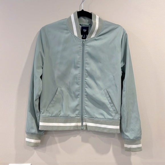 🔥GAP Sage Green Bomber Jacket🔥 - Picture 1 of 6